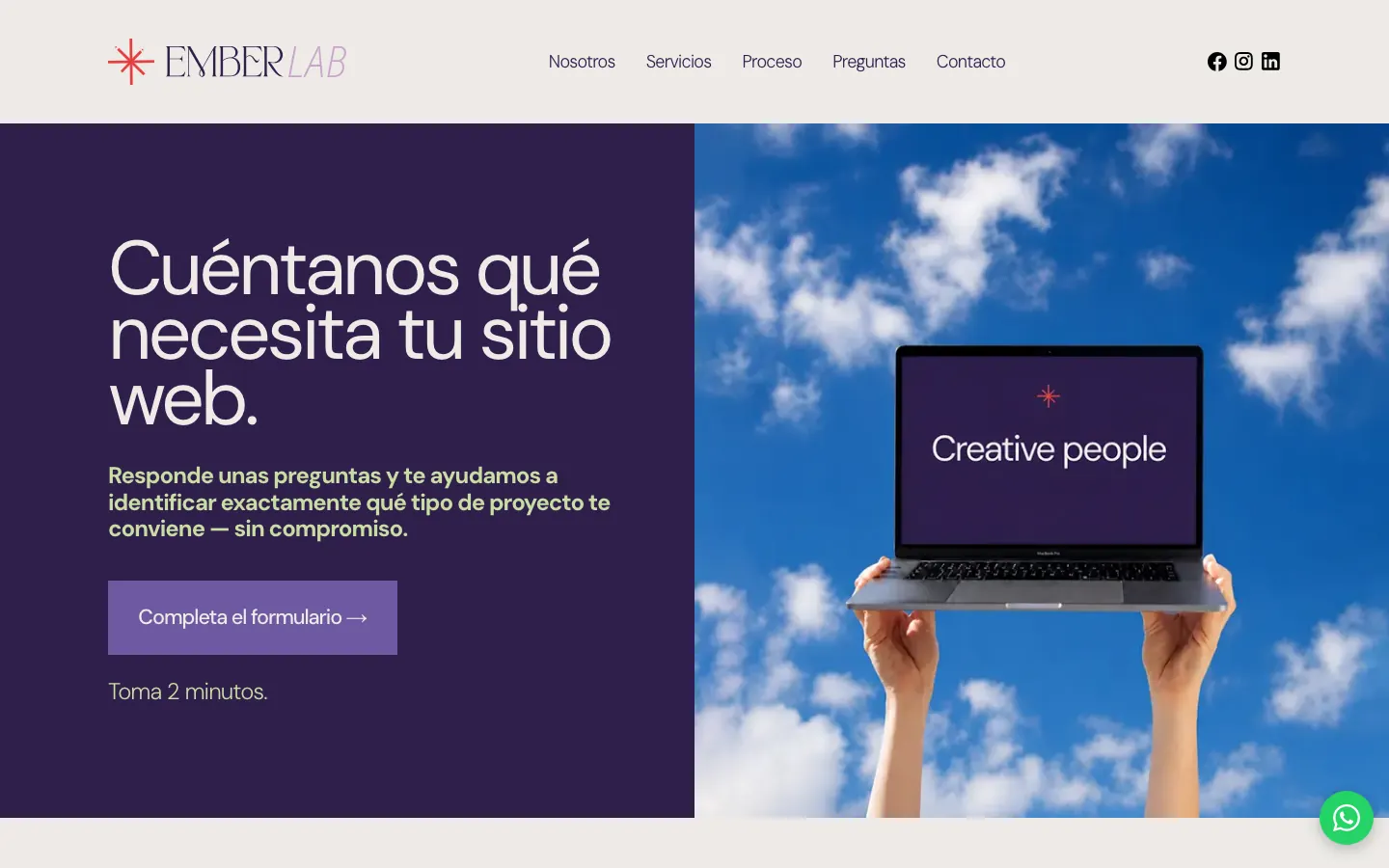 Sitio web de EmberLab